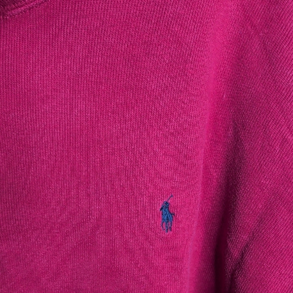 Polo by Ralph Lauren Men's Red Zip-Up Sweater - Picture 3 of 5